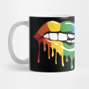 Rainbow Lips Mug